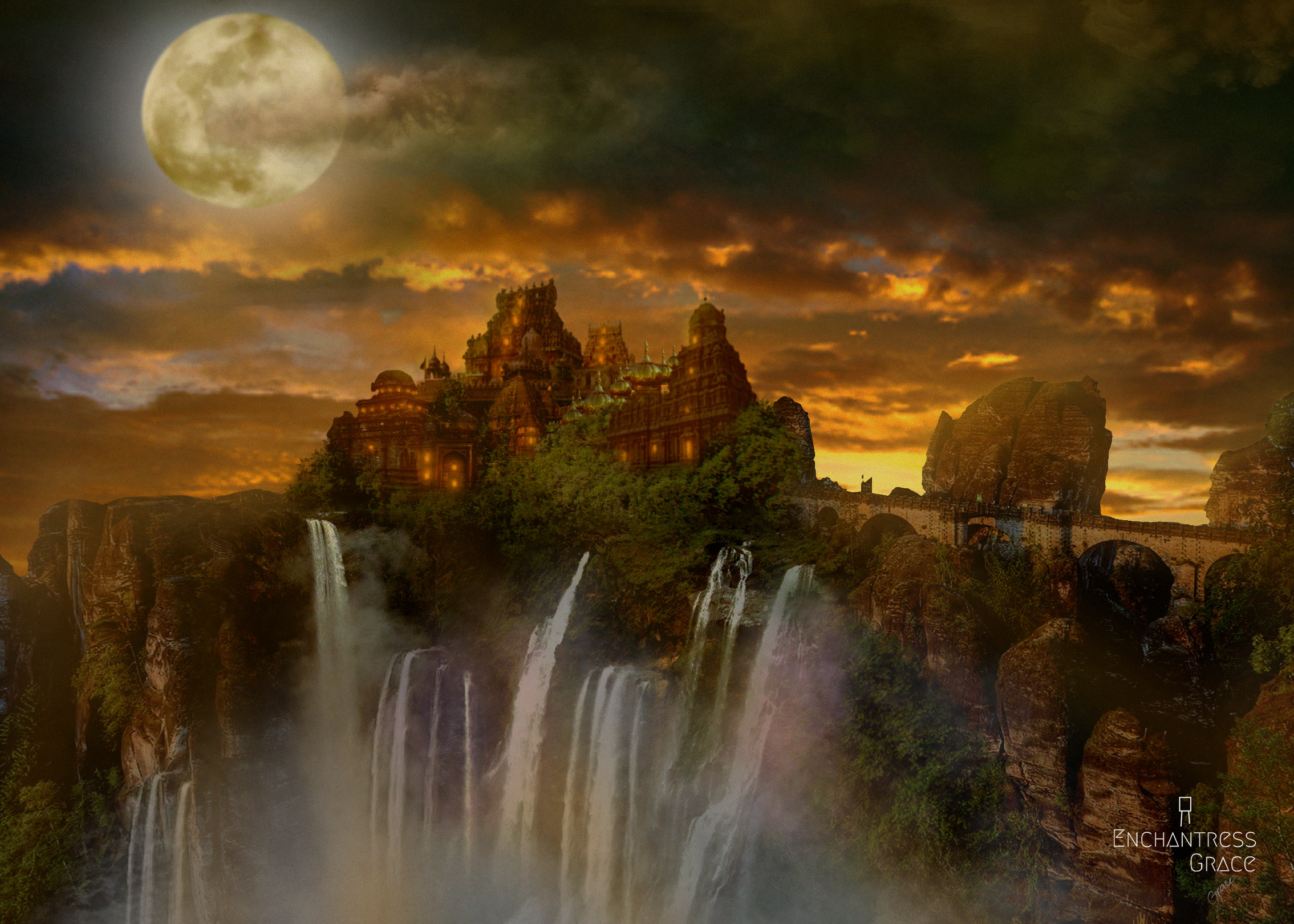 Forgotten Mystery – Mythical Matte Painting In Gimp