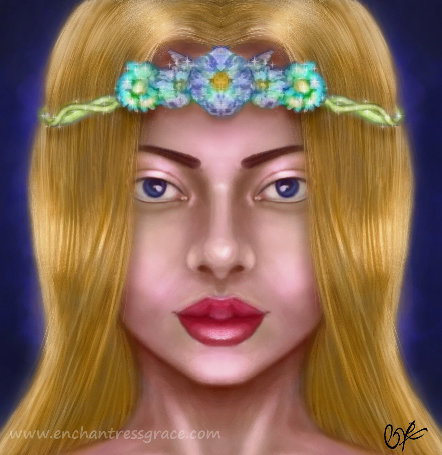 “Avry – Flower Princess” – Digital Painting Tutorial In Krita