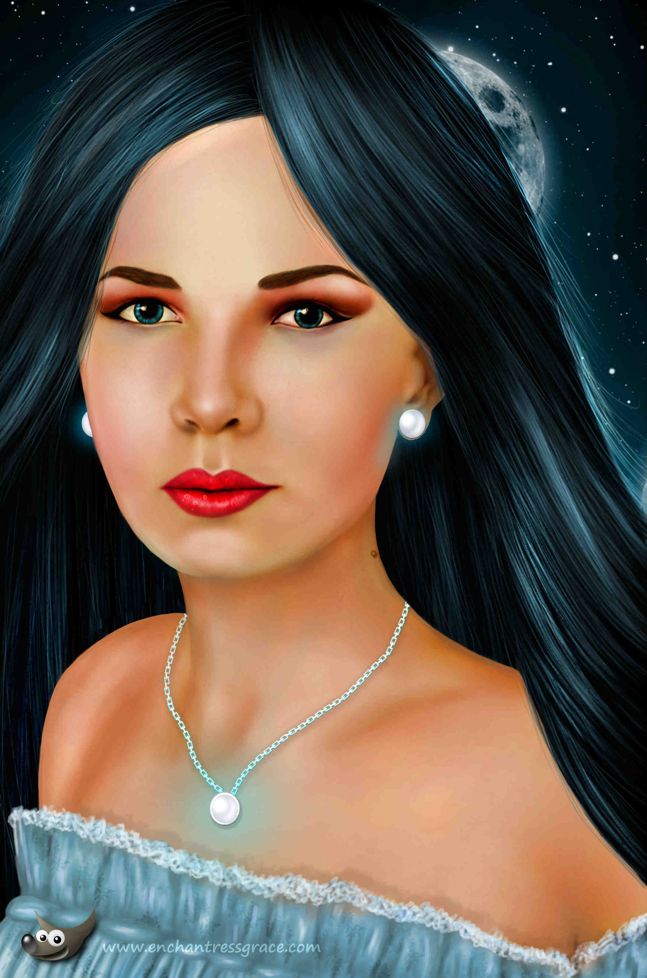 In the MoonLight – Fantasy Inspired Portrait