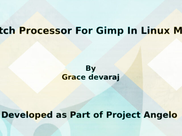 Batch Processing in GIMP