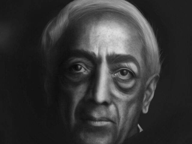 J krishnamurti – Digital Portrait