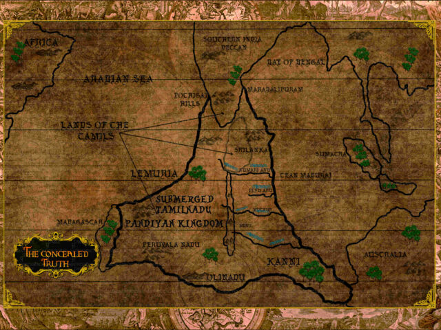 MAP OF LEMURIA