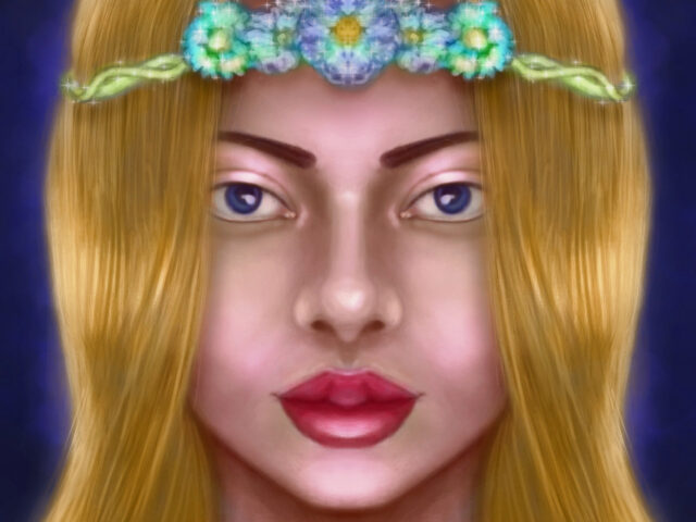 “Avry – Flower Princess” – Digital Painting Tutorial In Krita